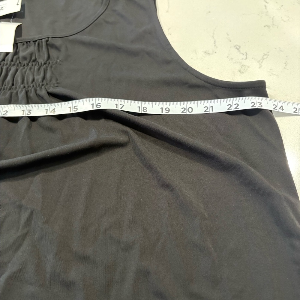 Talbots Knit Jersey Layering Tank Top with Shirred Neckline Size 2X NWT - Picture 6 of 8